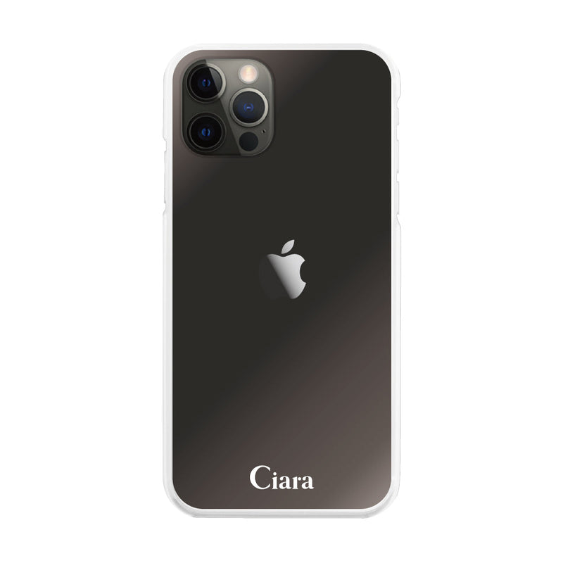 iPhoneケース ハイブリッド クリアケース ロゴ
