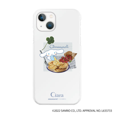 iPhoneケース ハイブリッド クリアケース シナモンカフェ
