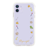 iPhone12/12Proケース クッションバンパー 耐衝撃クリアケース ディズニー100 フレーム プリンセス ラプンツェル クリア