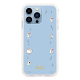 iPhone13ProMaxケース クッションバンパー 耐衝撃クリアケース ディズニー100 フレーム プリンセス ベル クリア