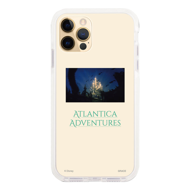 iPhoneケース クッションバンパー 耐衝撃クリアケース ＜ディズニープリンセス/リトル・マーメイド（ムービー）＞